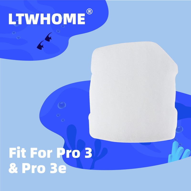 LTWHOME Replacement Coarse and Fine Filter Pads Fit for Pro 3 250, 250T, 350, 350T, 600/ Ultra G Pro 3 Filter 2071,2073,2075 and Pro 3e 350/2074 (Pack of 15pcs,3 Sets) - Image 3